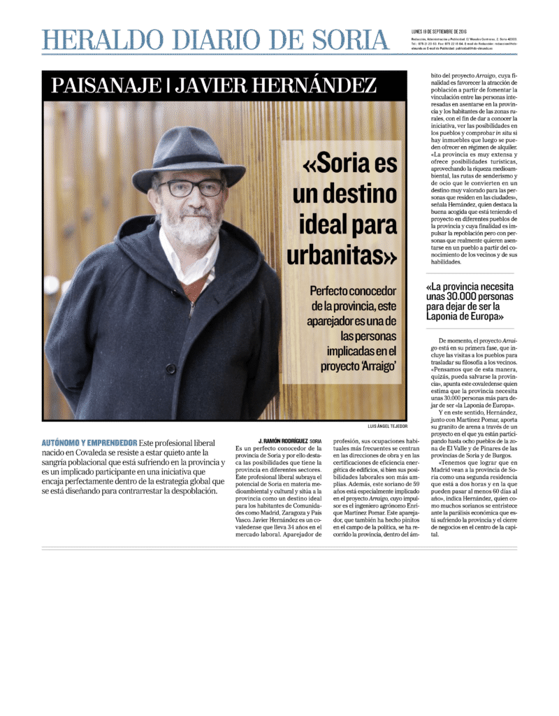 «Soria es un destino ideal para urbanitas»